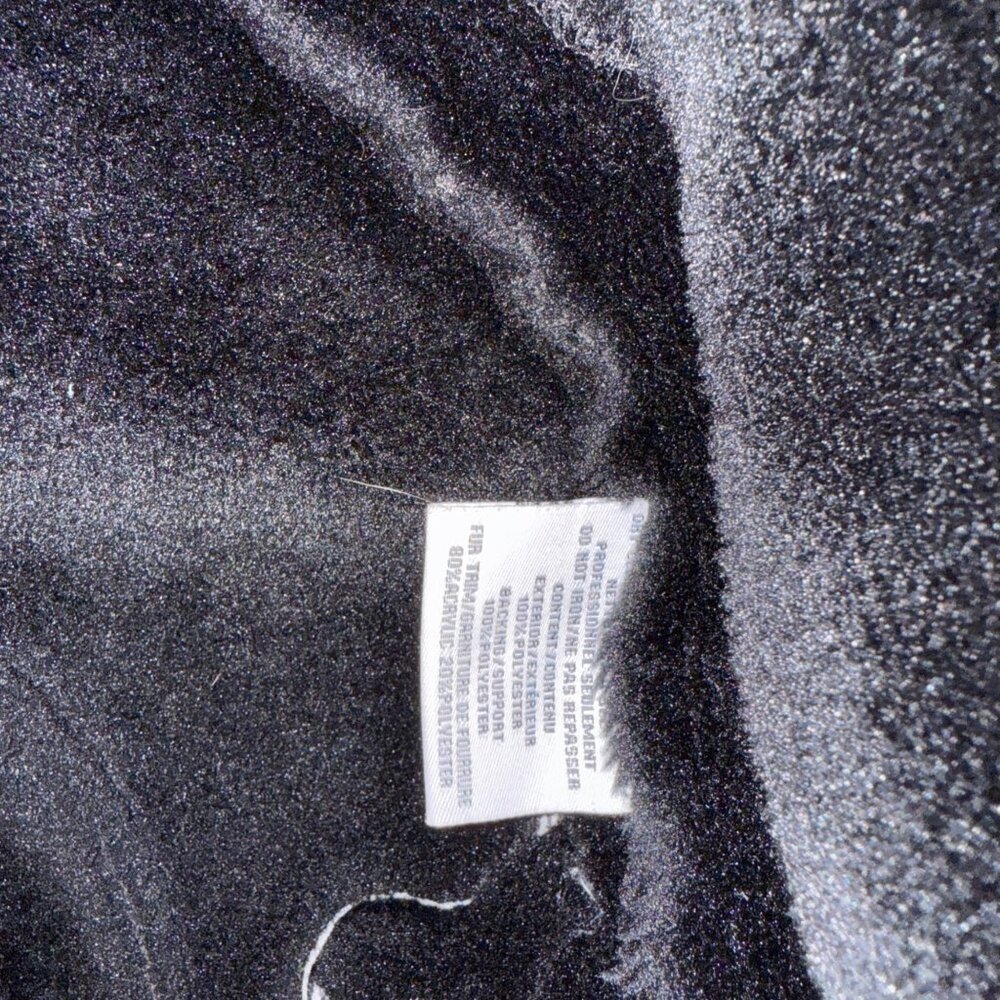 Ameri Mode Black Suede Jacket Embroidered Wolf/Fo… - image 7